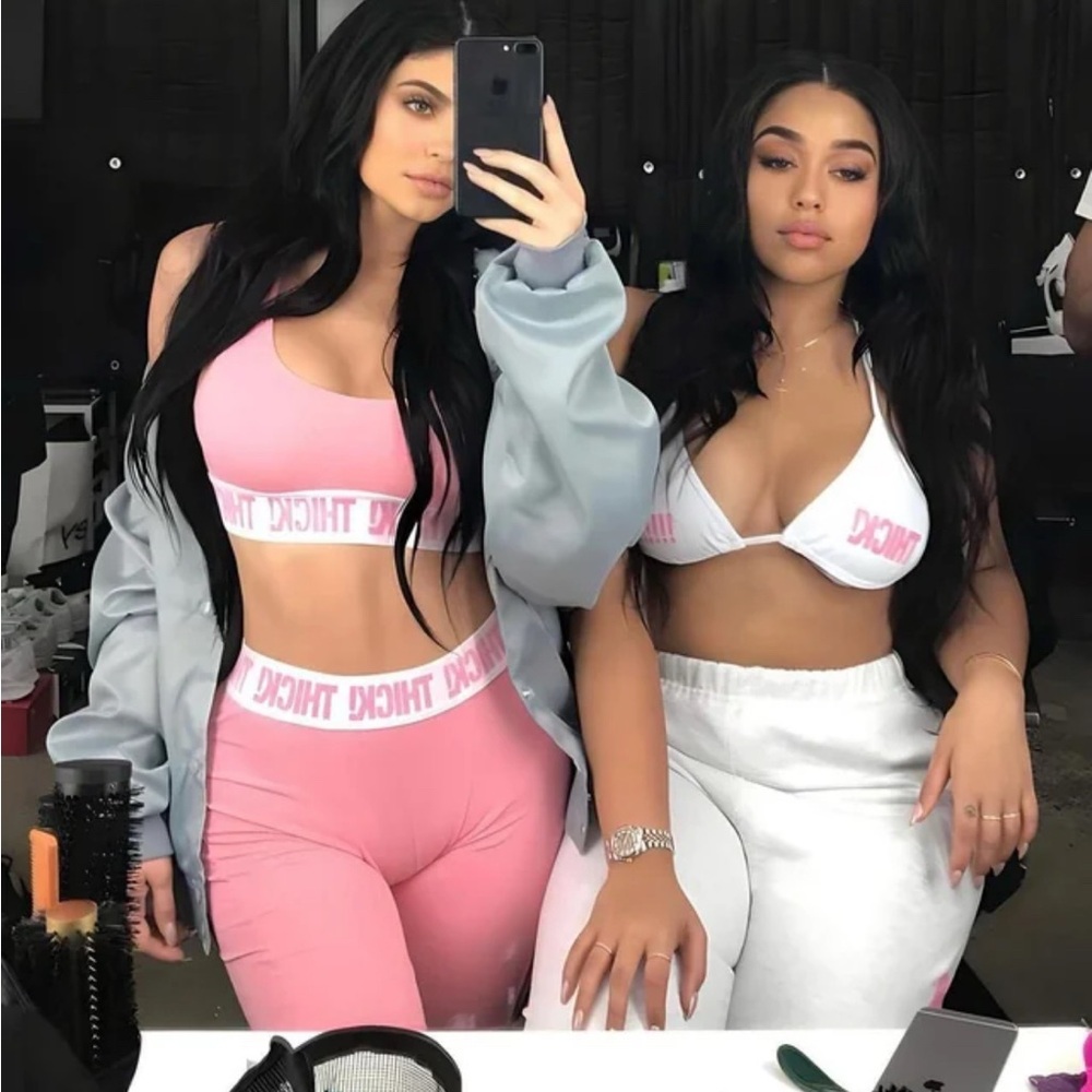 Thick! by Kylie Jenner Pink Biker Shorts S